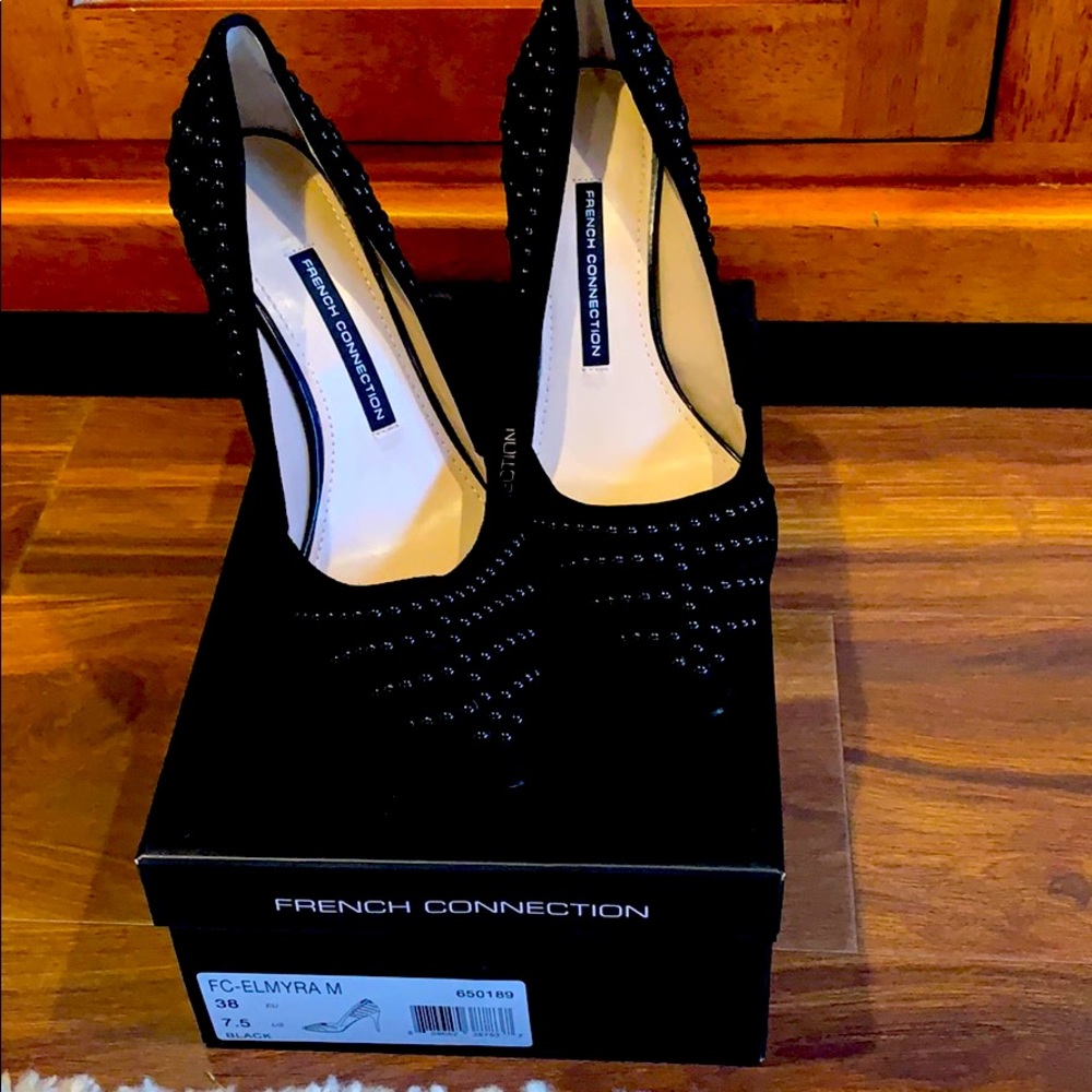 French connection studded heels